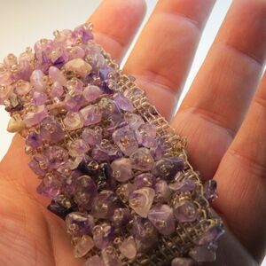 Amethyst Multi Multi Stones Elastic Bracelet